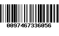 Código de Barras 0097467336056