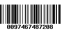 Código de Barras 0097467487208