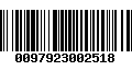 Código de Barras 0097923002518