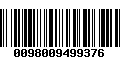 Código de Barras 0098009499376