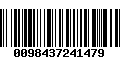 Código de Barras 0098437241479