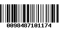 Código de Barras 0098487101174