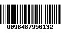 Código de Barras 0098487956132