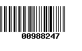 Código de Barras 00988247