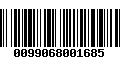 Código de Barras 0099068001685