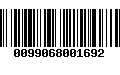 Código de Barras 0099068001692