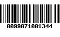 Código de Barras 0099071001344