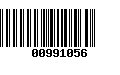 Código de Barras 00991056