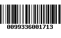 Código de Barras 0099336001713