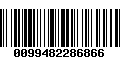 Código de Barras 0099482286866