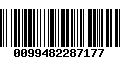 Código de Barras 0099482287177