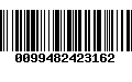 Código de Barras 0099482423162