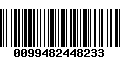 Código de Barras 0099482448233