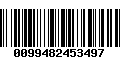 Código de Barras 0099482453497