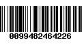 Código de Barras 0099482464226