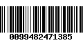 Código de Barras 0099482471385