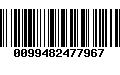 Código de Barras 0099482477967