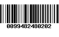 Código de Barras 0099482480202