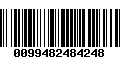 Código de Barras 0099482484248