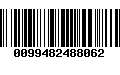 Código de Barras 0099482488062