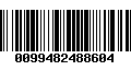 Código de Barras 0099482488604