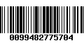 Código de Barras 0099482775704