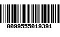 Código de Barras 0099555019391