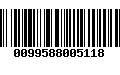 Código de Barras 0099588005118