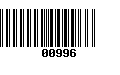 Código de Barras 00996