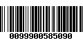 Código de Barras 0099900585090