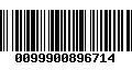 Código de Barras 0099900896714