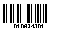 Código de Barras 010034301