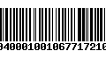 Código de Barras 010040001001067717210914