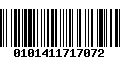 Código de Barras 0101411717072