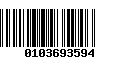 Código de Barras 0103693594