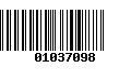 Código de Barras 01037098