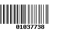 Código de Barras 01037738