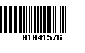 Código de Barras 01041576