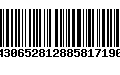 Código de Barras 010430652812885817190130