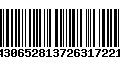 Código de Barras 010430652813726317221019