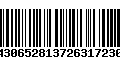 Código de Barras 010430652813726317230718