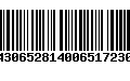 Código de Barras 010430652814006517230405