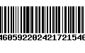 Código de Barras 010460592202421721540693