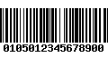 Código de Barras 0105012345678900