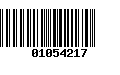 Código de Barras 01054217