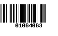 Código de Barras 01064063