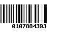 Código de Barras 0107884393