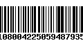 Código de Barras 01080042250594879350