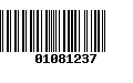 Código de Barras 01081237