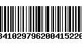 Código de Barras 010841029796200415220815